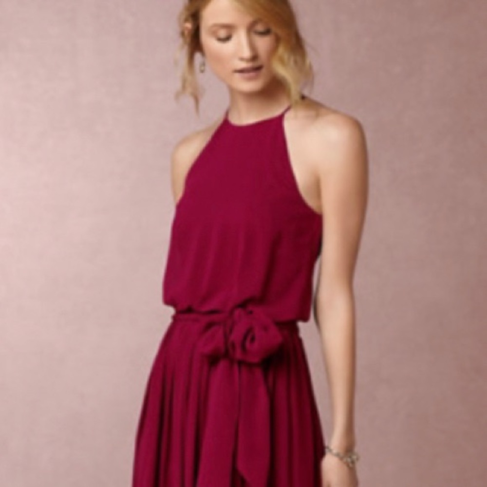 Donna Morgan Alana dress Cherry size 6